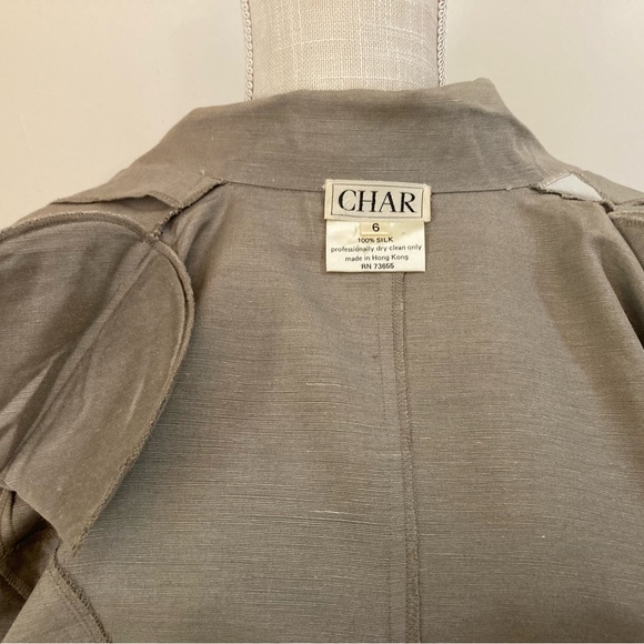 1980’s silk coat dress - Picture 5 of 14